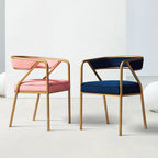 Dwight Dining Chair, Gold Frame - Joe’s Haven