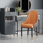 A Set of 2 Scott Dining Chairs, PU Leather - Joe’s Haven