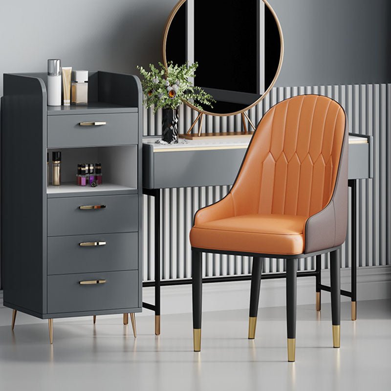 A Set of 2 Scott Dining Chairs, PU Leather - Joe’s Haven