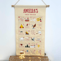Personalised Fabric Christmas Advent Calendar - Santa Tracker - Joe’s Haven