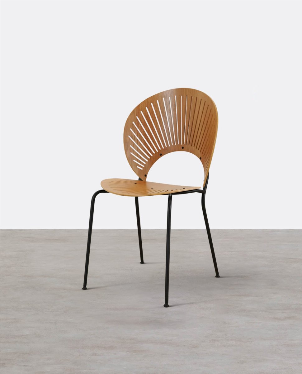 A Set of 2 Conker Dining Chair, Solid Wood - Joe’s Haven
