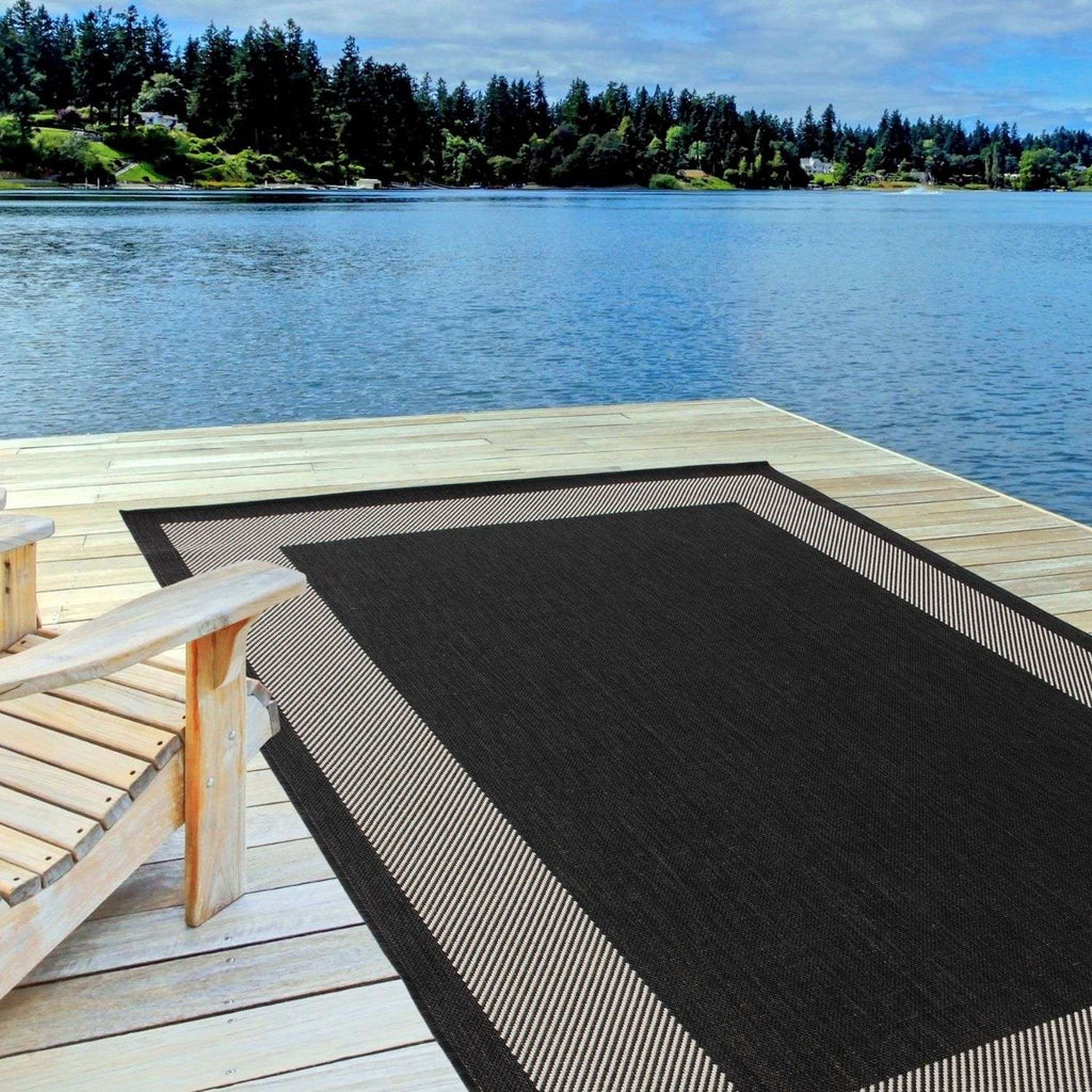 Ecology Outdoor Rug Black | 200bl - Joe’s Haven