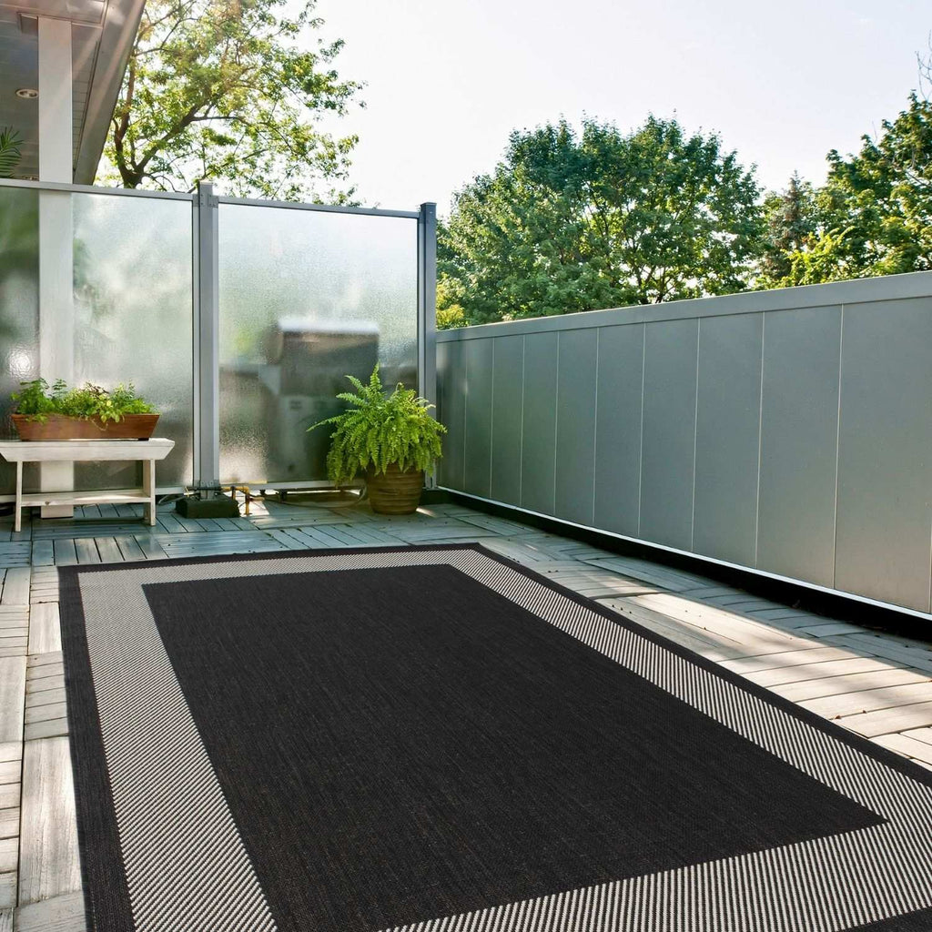 Ecology Outdoor Rug Black | 200bl - Joe’s Haven
