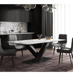 Sanders Dining Table, Sintered Stone - Joe’s Haven