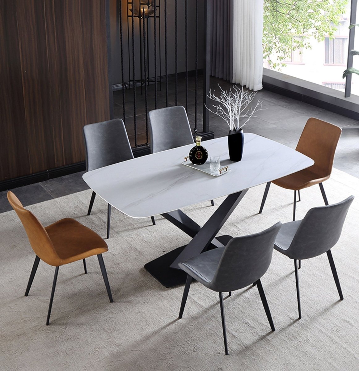 Sanders Dining Table, Sintered Stone - Joe’s Haven