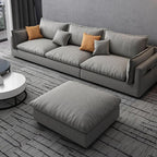 G918 Amos Three Seater Sofa Corner, Leathaire