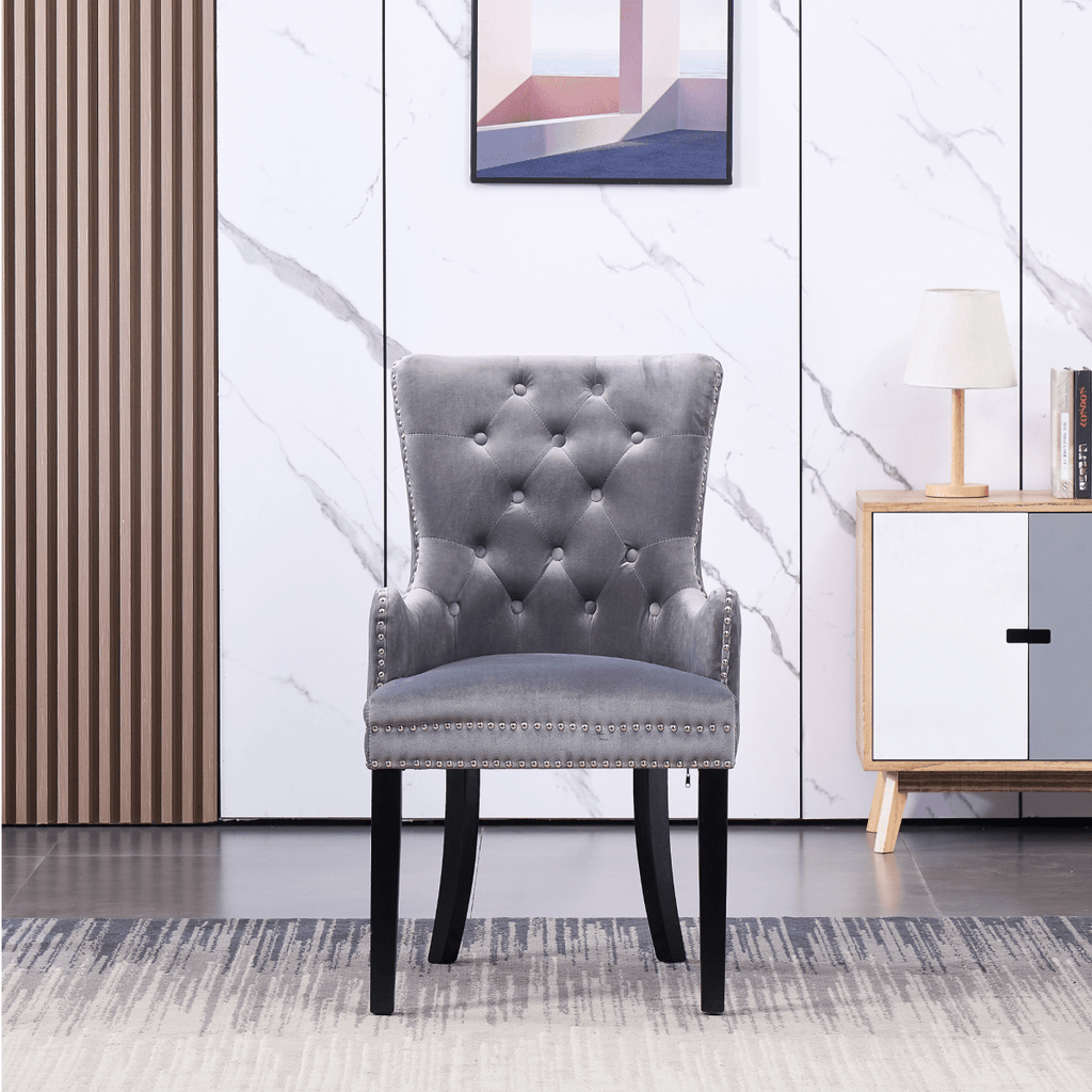 Windsor LUX Velvet Dining Chair (with armrests) - Joe’s Haven