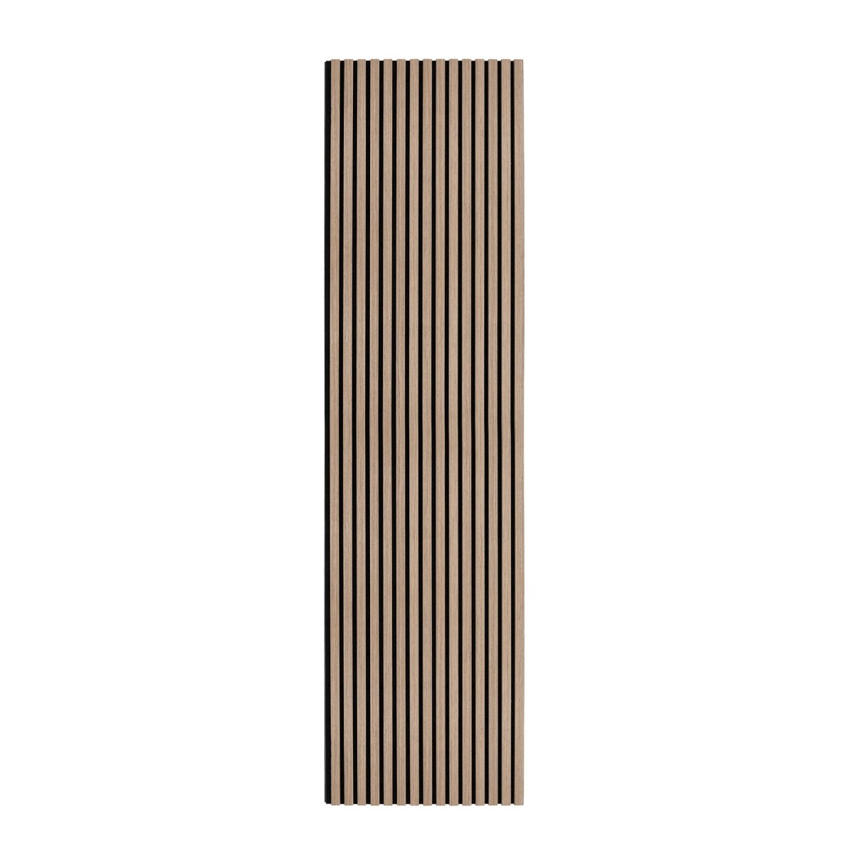 Acoustic Slat Wall Panel - Light Walnut - Joe’s Haven