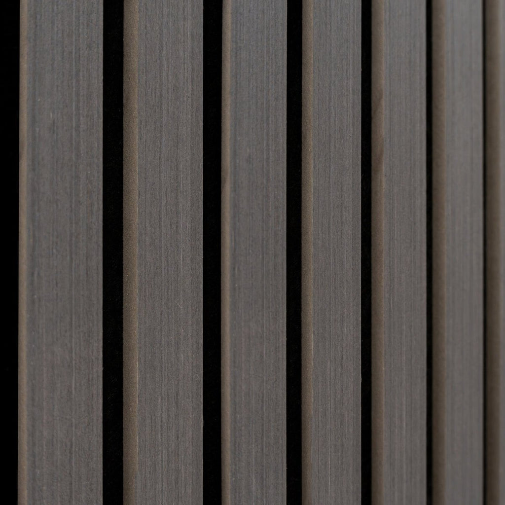 Acoustic Slat Wall Panel – Anthracite Grey - Joe’s Haven