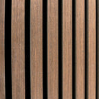 Acoustic Slat Wall Panel - Dark Walnut - Joe’s Haven