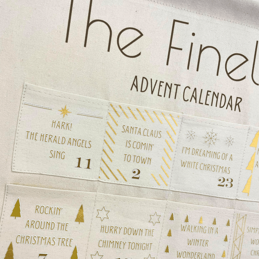 Personalised Fabric Christmas Advent Calendar - Christmas Song hits - Joe’s Haven