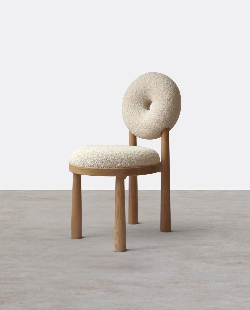 Evelyn Donut Dining Chair, Boucle - Joe’s Haven