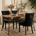 Natural Fir Wood Top Industrial Dining Table with Lower Shelf and Black Metallic Legs, Foundry - Joe’s Haven