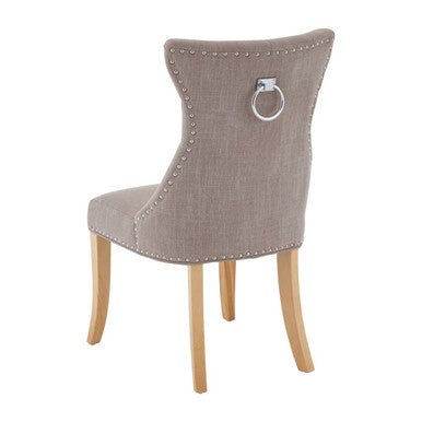 Regents Park Mink Linen Dining Chair - Joe’s Haven
