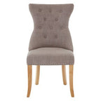 Regents Park Mink Linen Dining Chair - Joe’s Haven
