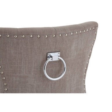 Regents Park Mink Linen Dining Chair - Joe’s Haven