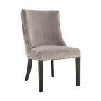 Regents Park Grey Velvet With Tufted Back Dining Chair - Joe’s Haven