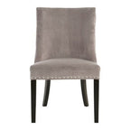 Regents Park Grey Velvet With Tufted Back Dining Chair - Joe’s Haven