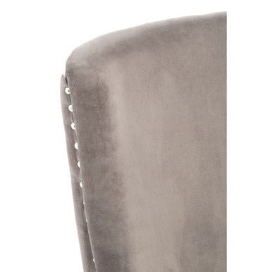 Regents Park Grey Velvet With Tufted Back Dining Chair - Joe’s Haven