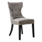 Daxton Grey Leather Effect Dining Chair - Joe’s Haven