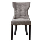 Daxton Grey Leather Effect Dining Chair - Joe’s Haven