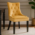 Daxton Ochre Velvet Dining Chair - Joe’s Haven