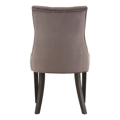 Daxton Storm Grey Velvet Dining Chair - Joe’s Haven