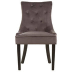 Daxton Storm Grey Velvet Dining Chair - Joe’s Haven