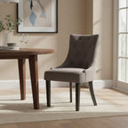 Daxton Storm Grey Velvet Dining Chair - Joe’s Haven