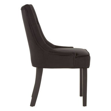 Daxton Black Velvet Dining Chair - Joe’s Haven