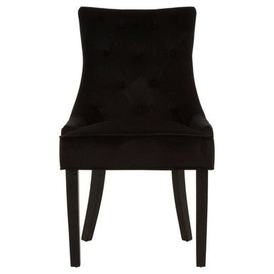 Daxton Black Velvet Dining Chair - Joe’s Haven