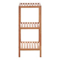 Salon 3 Tier Walnut Wood Bathroom Shelf Unit - Joe’s Haven