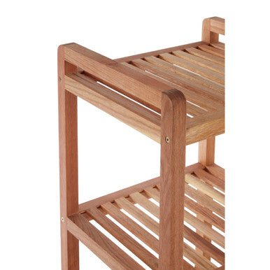 ARLA 3 Tier Walnut Wood Bathroom Trolley - Joe’s Haven