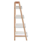 ARLA Four Tier Birch Wood Bathroom Shelf Unit - Joe’s Haven