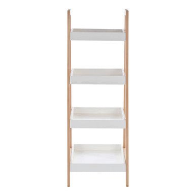 ARLA Four Tier Birch Wood Bathroom Shelf Unit - Joe’s Haven