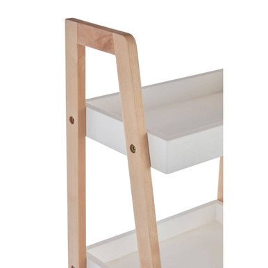 ARLA Four Tier Birch Wood Bathroom Shelf Unit - Joe’s Haven