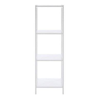 Dara 4 Tier White Bathroom Shelf - Joe’s Haven