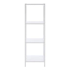 Dara 4 Tier White Bathroom Shelf - Joe’s Haven