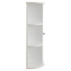 Portland Seven Shelf Mirrored Door Bathroom Cabinet - Joe’s Haven