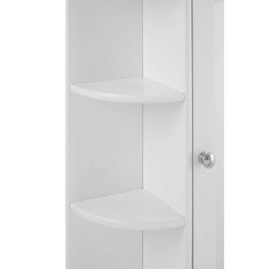 Portland Seven Shelf Mirrored Door Bathroom Cabinet - Joe’s Haven