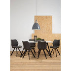 Weston Marble Effect Dining Table With 6 Chairs Set - Joe’s Haven