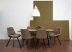 Westford 7pc Rectangular Brown Dining Set - Joe’s Haven
