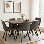 Westford Rectangle Dining Table With 6 Chairs Set - Joe’s Haven