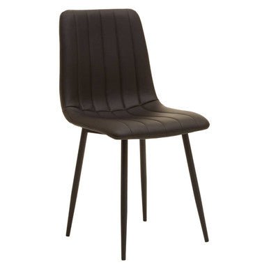 Tiana Set Of 4 Black Dining Chairs - Joe’s Haven