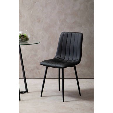Tiana Set Of 4 Black Dining Chairs - Joe’s Haven
