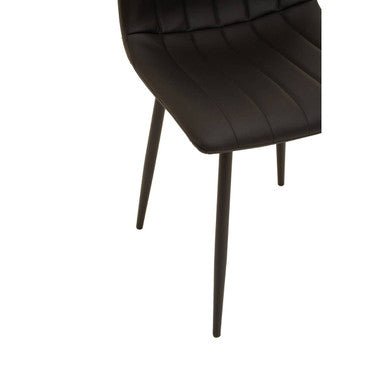 Tiana Set Of 4 Black Dining Chairs - Joe’s Haven