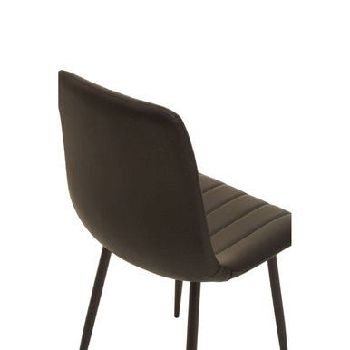 Tiana Set Of 4 Black Dining Chairs - Joe’s Haven