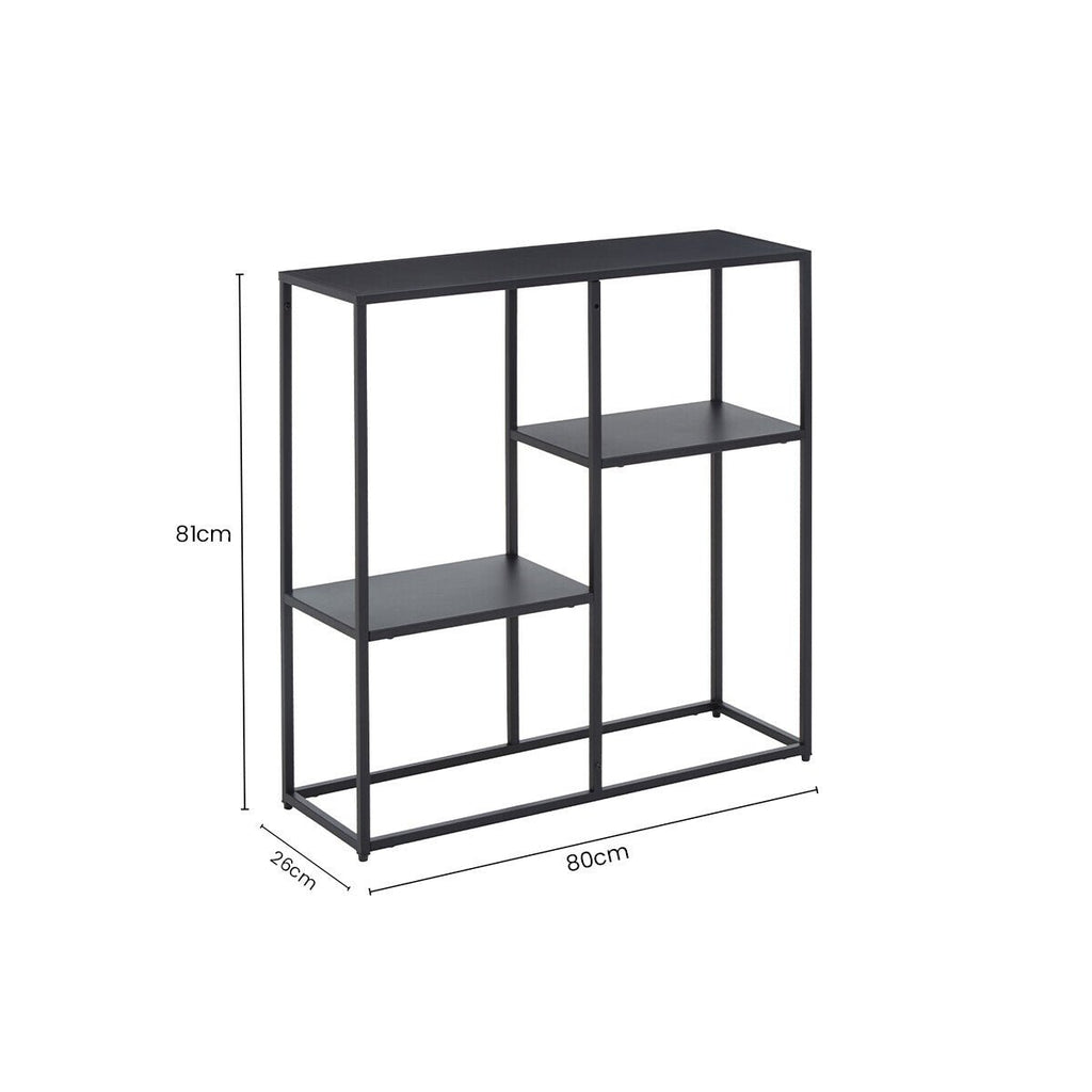 Acero Black Metal Multi Shelf Unit - Joe’s Haven