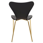 Laila Dining Chair With Black Seat - Joe’s Haven