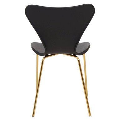 Laila Dining Chair With Black Seat - Joe’s Haven